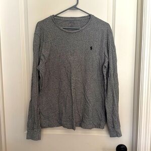 Men’s long sleeve polo cotton T-shirt